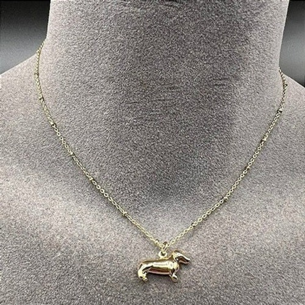 LC Lauren Conrad Gold-Tone Dachshund Pendant Necklace